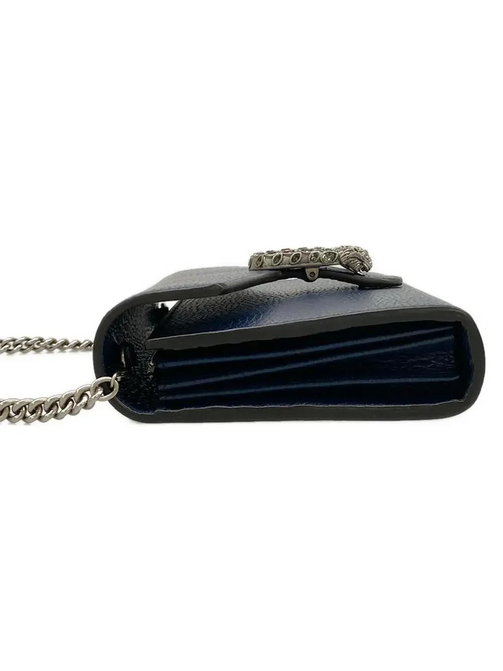 Gucci Dionysus Dark Navy Silver Leather #283912G13B